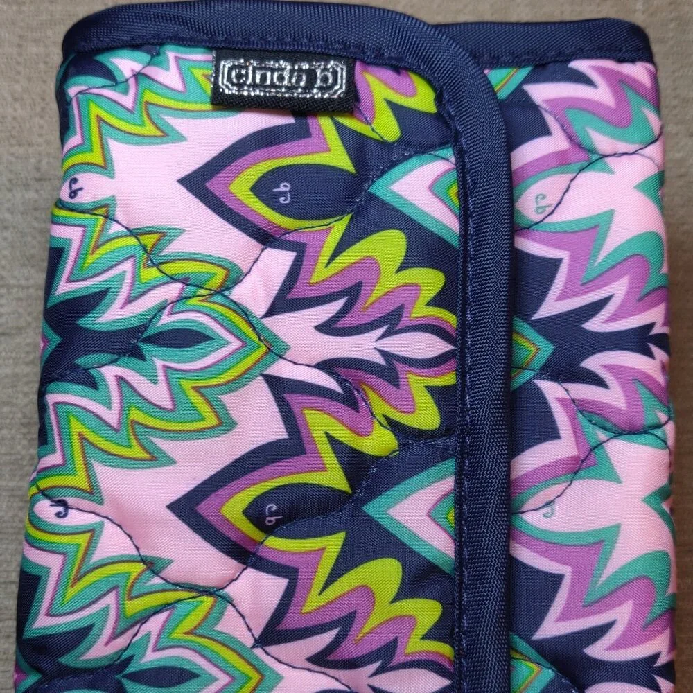 Cinda b Cosmetic Case In Midnight Calypso NEW WITHOUT TAGS